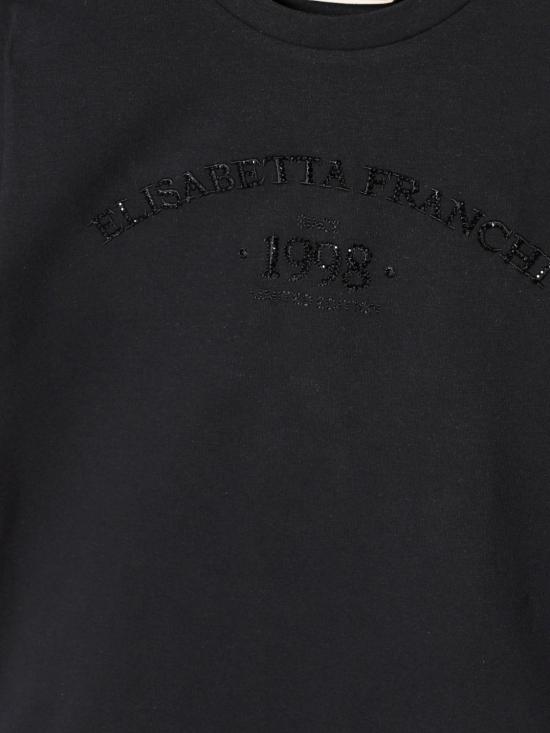 26SS [키즈] 엘리자베타프랜치 티셔츠 EFTS2570JE006 N135 Black - ELISABETTA FRANCHI