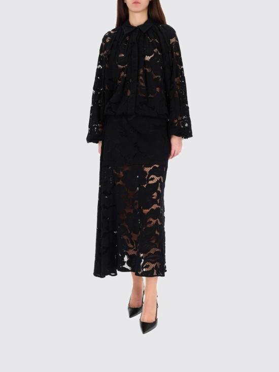 25FW 파투 롱 스커트 SK1030228 999B Black - PATOU