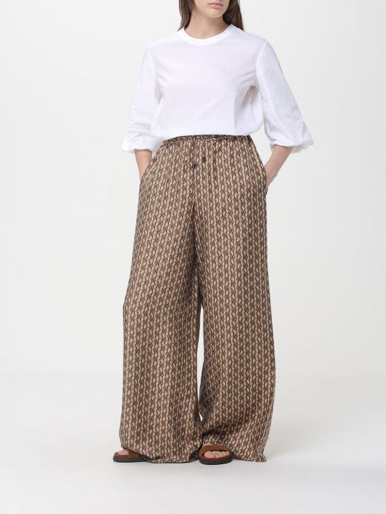 26SS 막스마라 팔라초 팬츠 2611131142600 001 Brown - MAX MARA