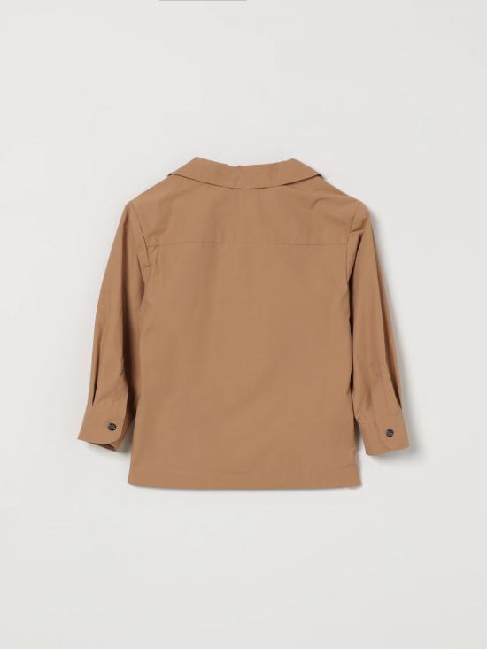 26SS [키즈] 발망 캐주얼 자켓 BY2P90B0094 116 Brown - BALMAIN