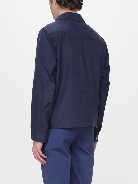 26SS 브루넬로 쿠치넬리 언라인드 멤브레인 실크 블루종 MZ4216541 C905 Blue - BRUNELLO CUCINELLI