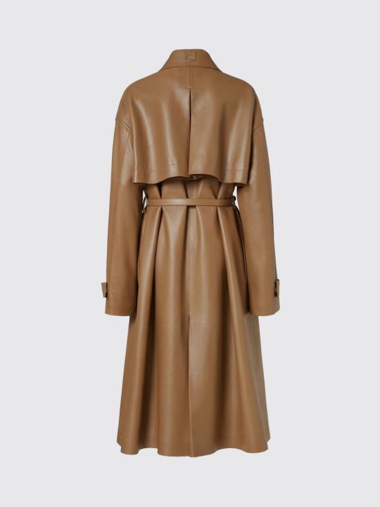 25FW 펜디 트렌치 코트 FPS907AUV3 F1T6S Brown - FENDI