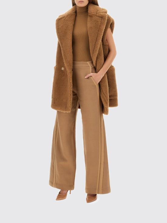 25FW 막스마라 스트레이트 팬츠 2521786069600 003 Beige - MAX MARA
