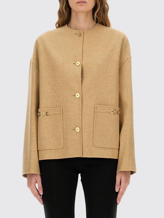 25FW 베르사체 코트 10203121A15376 1KG00 Beige