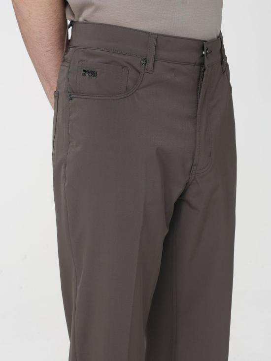 26SS 엠포리오 아르마니 스트레이트 팬츠 EM000763AF21368 U6200 Brown - EMPORIO ARMANI