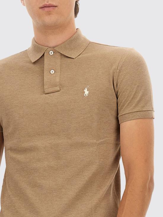 25FW 폴로 랄프로렌 폴로 티셔츠 710680784 298 Beige - POLO RALPH LAUREN