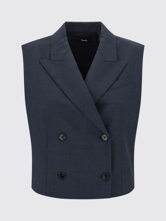 25FW 띠어리 베스트 P0605101 XLV Blue