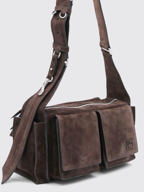 26SS 미우미우 크로스백 5BC205VPOO2CSS F0003 Brown - MIU MIU