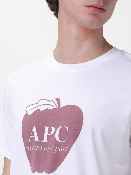 26SS 아페쎄 반팔 티셔츠 COHBMH26567 AAB White - A.P.C.