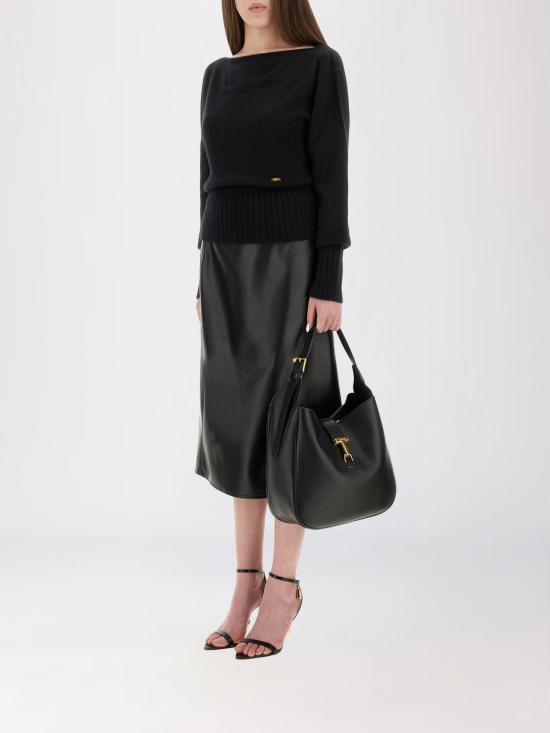 25FW 톰포드 스웨터 MAK1380YAX921 LB999 Black - TOMFORD