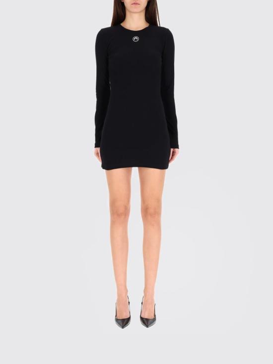 25FW 마린세르 롱 원피스 WDR267ACJER0011 BK99 Black