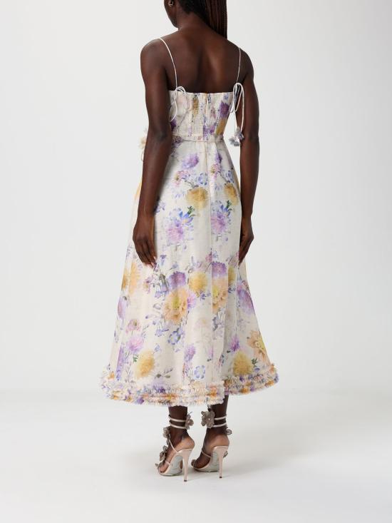 26SS 짐머만 롱 원피스 7568DS261 CRDA Beige - ZIMMERMANN