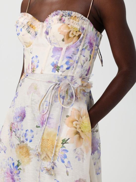 26SS 짐머만 롱 원피스 7568DS261 CRDA Beige - ZIMMERMANN