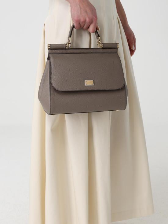26FW 돌체앤가바나 라지 시실리 핸드백 BB6002B1001 80045 Grey - DOLCE & GABBANA