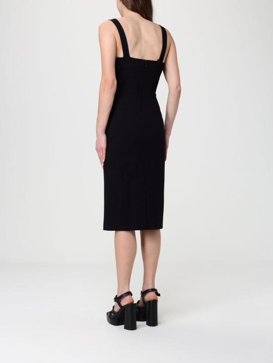 26SS 베르사체 롱 원피스 80HAO940J0092 899 Black - VERSACE