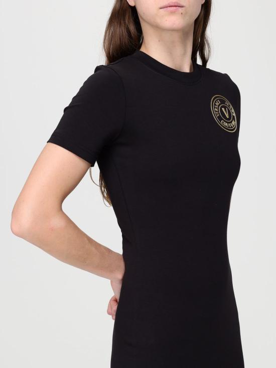 26SS 베르사체 롱 원피스 80HAOT02CJ03T G89 Black - VERSACE