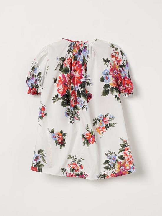 26SS [키즈] 돌체앤가바나 원피스 L54DQ3HS5UU HA5ZO White - DOLCE & GABBANA