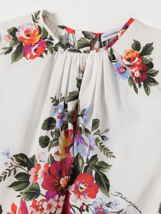 26SS [키즈] 돌체앤가바나 원피스 L54DQ3HS5UU HA5ZO White - DOLCE & GABBANA