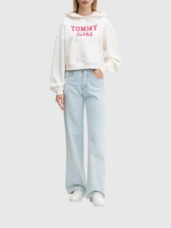 25FW 토미진 스웨터 DW0DW21598 YBH Yellow Cream - TOMMY JEANS