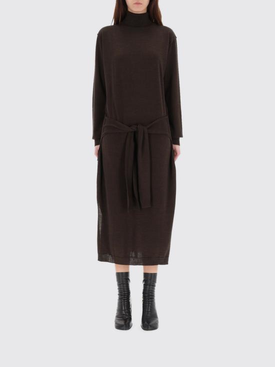 25FW 르메르 메리노 블렌드 트롱프뢰유 드레스 DR1082LK087 BR397 Green