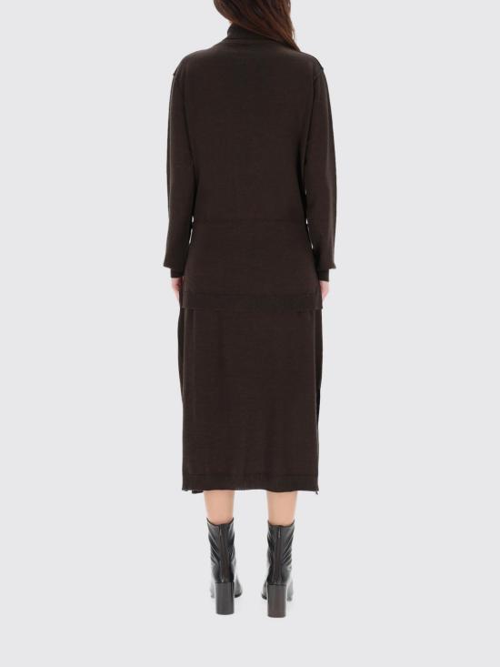 25FW 르메르 메리노 블렌드 트롱프뢰유 드레스 DR1082LK087 BR397 Green - LEMAIRE