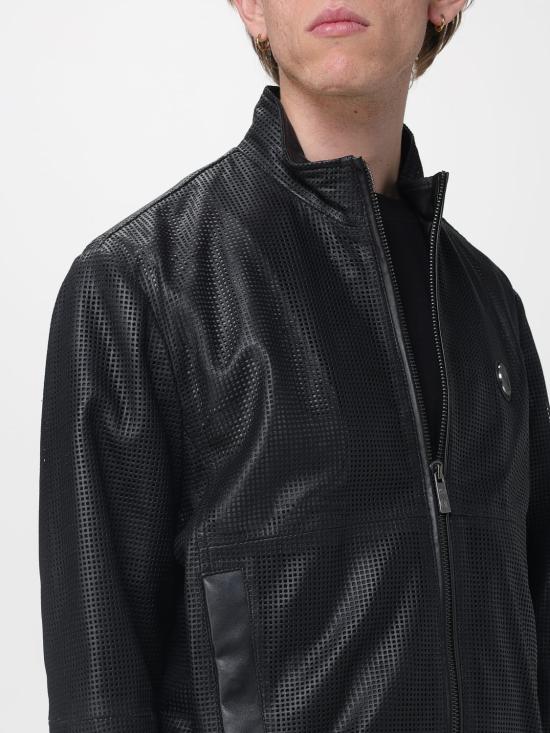 26SS 저스트까발리 가죽 자켓 80OAVP16CPIP1 899 Black - JUST CAVALLI