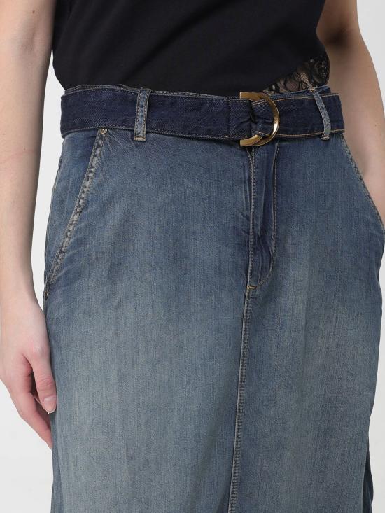 26SS 핑코 데님 스커트 106595A37K PJC Blue - PINKO