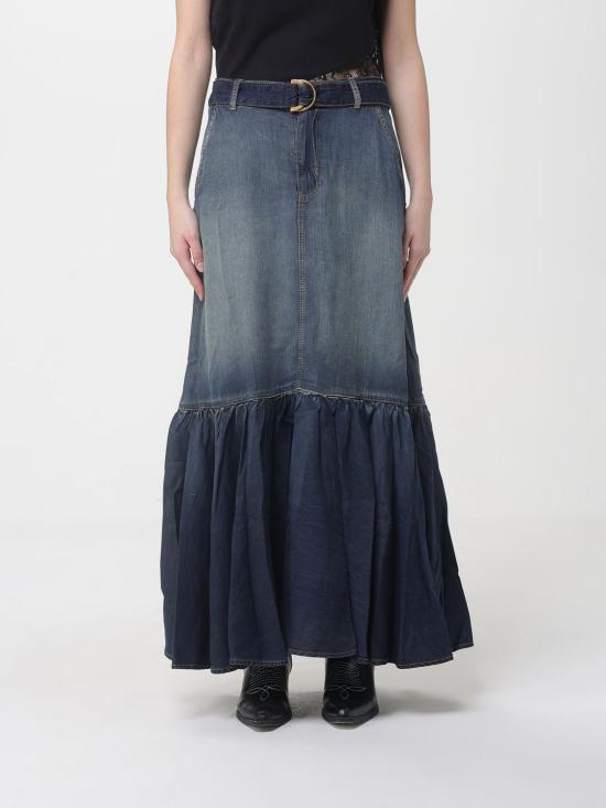 26SS 핑코 데님 스커트 106595A37K PJC Blue