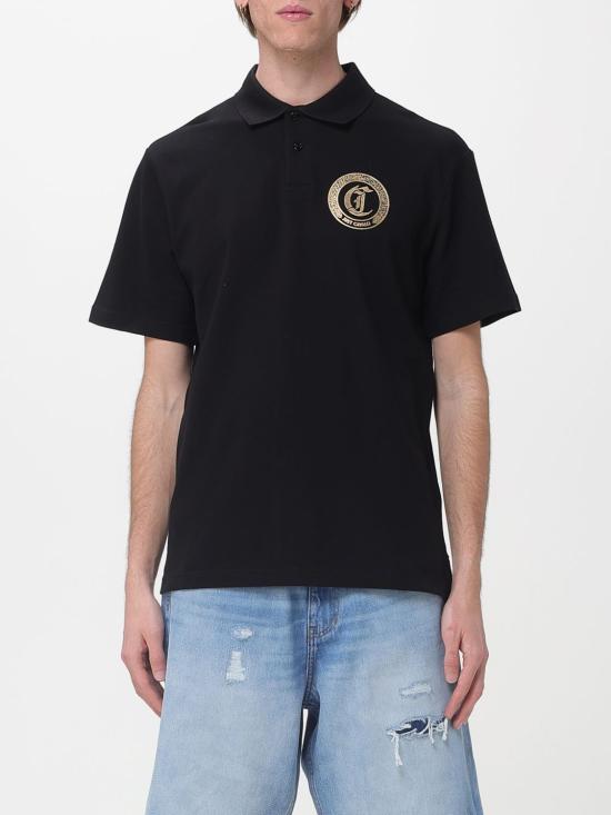 26SS 저스트까발리 폴로 티셔츠 80OAGT11CJ506 899 Black