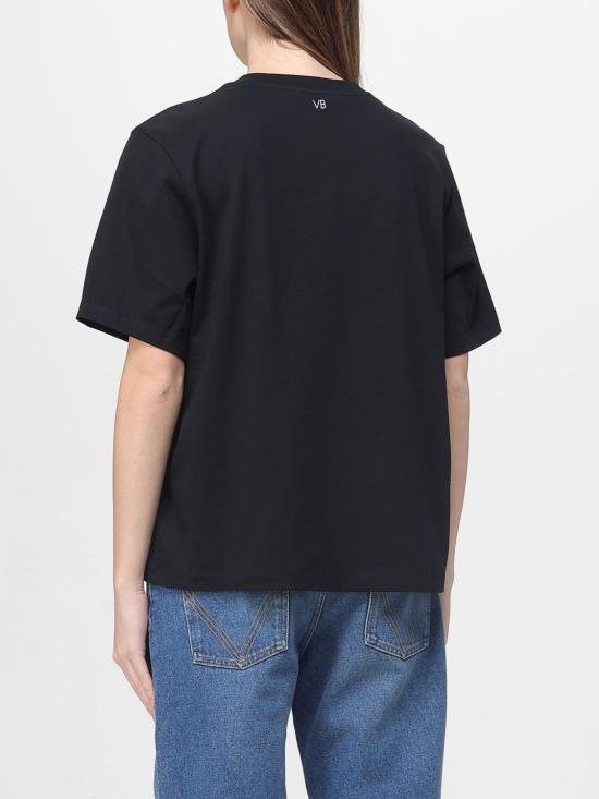 26SS 빅토리아 베컴 반팔 티셔츠 1226JTS007458A 9829 Black - VICTORIA BECKHAM