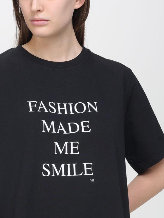 26SS 빅토리아 베컴 반팔 티셔츠 1226JTS007458A 9829 Black - VICTORIA BECKHAM