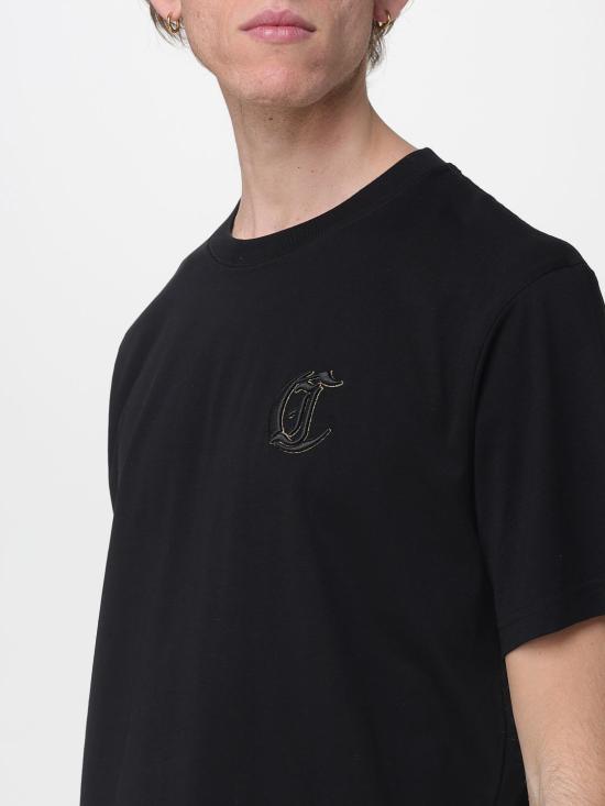 26SS 저스트까발리 반팔 티셔츠 80OAHT07CJ500 899 Black - JUST CAVALLI