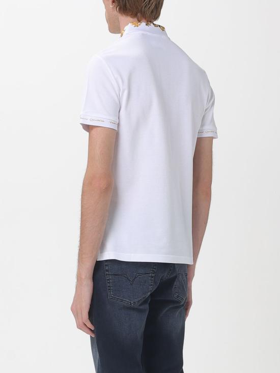 26SS 베르사체 폴로 티셔츠 80GAGT12CJ01T G03 White - VERSACE