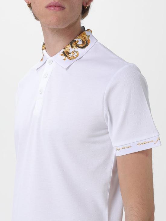 26SS 베르사체 폴로 티셔츠 80GAGT12CJ01T G03 White - VERSACE