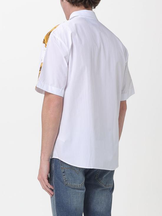 26SS 베르사체 반팔 셔츠 80GAL220NS810 G03 White - VERSACE