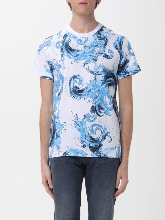 26SS 베르사체 반팔 티셔츠 80GAH6S0JS543 OE8 White