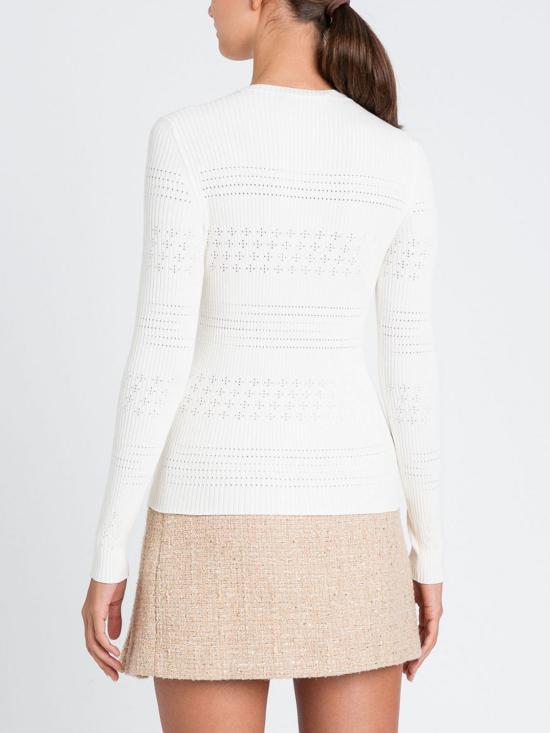 25FW 트윈셋 스웨터 252TP3241 00282 White - TWINSET