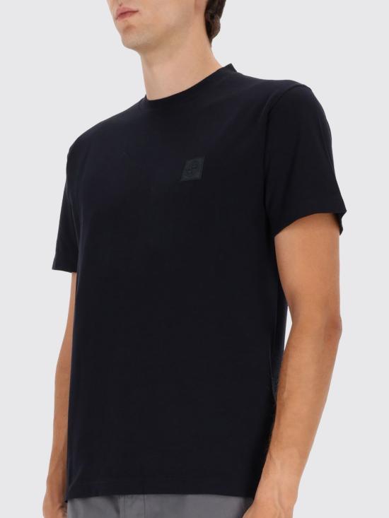 25FW 스톤 아일랜드 반팔 티셔츠 2100034S0F11 V0020 Blue - STONE ISLAND