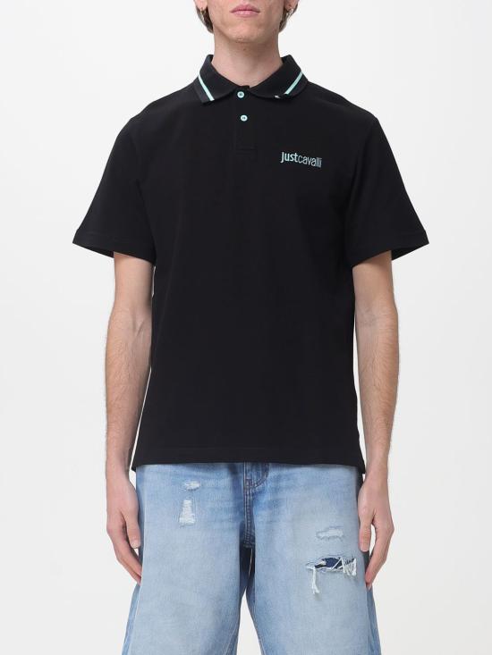 26SS 저스트까발리 폴로 티셔츠 80OAGT12CJ506 899 Black