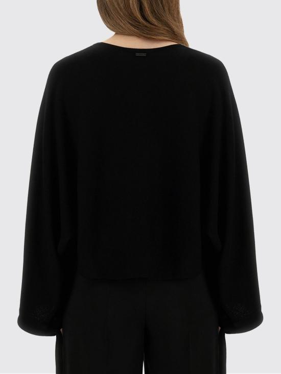 25FW 막스마라 프라이스 파인울 스웨터 2521366101600 002 Black - MAX MARA