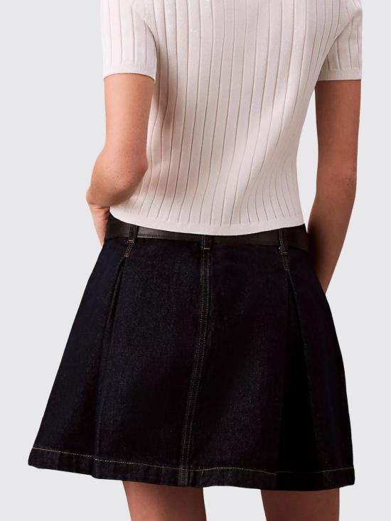 25FW 캘빈클라인 숏 스커트 LV047C717G N8D Denim - CALVIN KLEIN