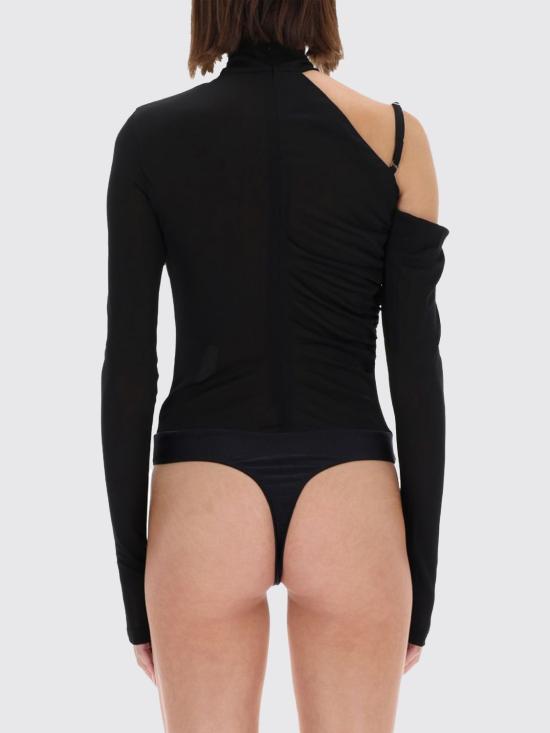 25FW 베르사체 바디수트 티셔츠 79HAM208J0245 899 Black - VERSACE