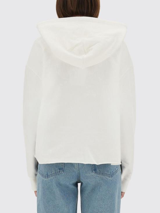 25FW MM6 메종마르지엘라 코튼 후드 스웨트셔츠 S52GU0234M25025 101 White - MM6 MAISON MARGIELA