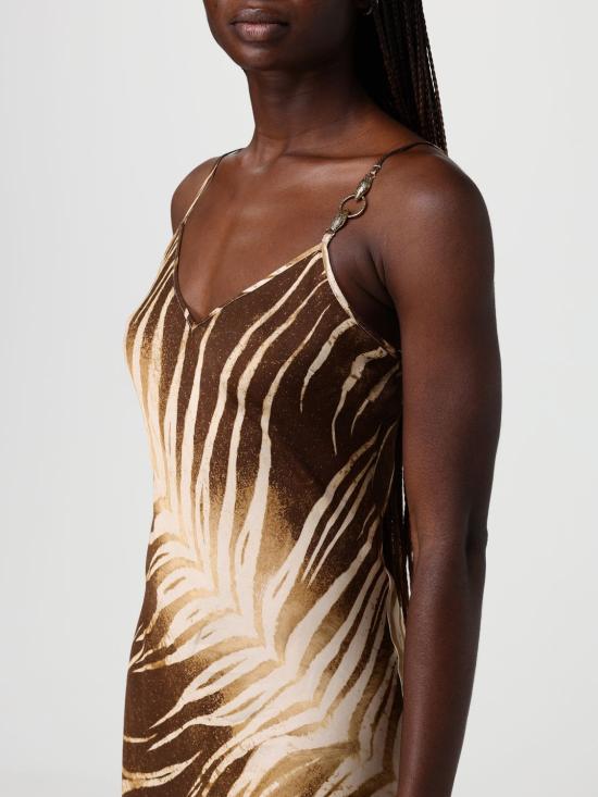 26SS 저스트까발리 롱 원피스 80PAO925NS819 751 Brown - JUST CAVALLI