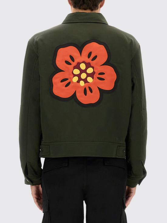 25FW 겐조 자켓 FF65BL1789FM 51 Green - KENZO