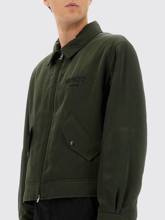 25FW 겐조 자켓 FF65BL1789FM 51 Green - KENZO