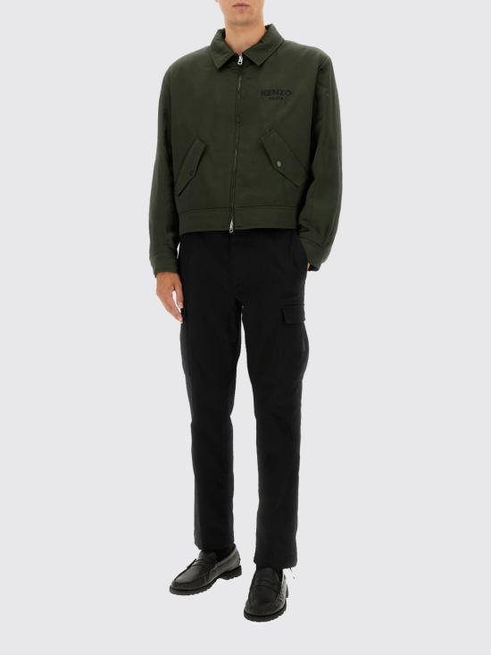 25FW 겐조 자켓 FF65BL1789FM 51 Green - KENZO