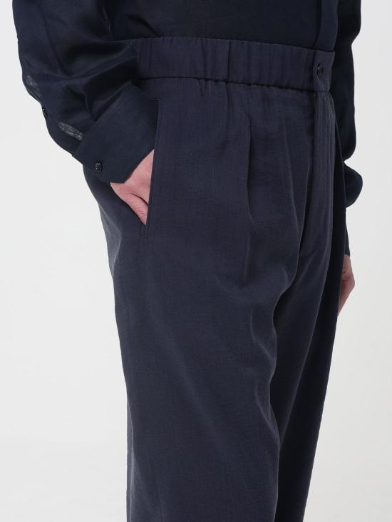 26SS 조르지오 아르마니 스트레이트 팬츠 GM000576TE10081 UB102 Blue - GIORGIO ARMANI