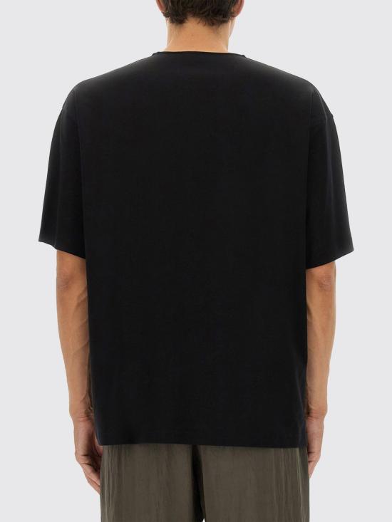 25FW 르메르 반팔 티셔츠 TO1457LJ1043 BK999 Black - LEMAIRE