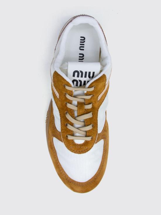 26SS 미우미우 스니커즈 5E428EFA00571L F0TBK Brown - MIU MIU